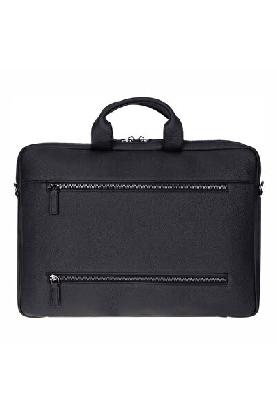 PLM Truro Genuine Leather Laptop Bag 13", Travel Compatible Briefcase