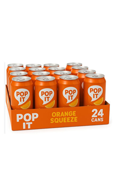 Pop it بوب إت بنكهة البرتقال المنعشة 300*24