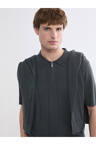 LC Waikiki Tricou tricotat cu guler polo pentru bărbați