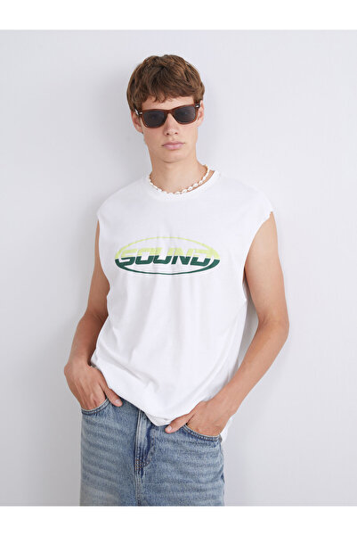 LC Waikiki Ανδρικό αμάνικο T-shirt με λαιμόκοψη