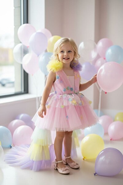 Lidya Kids KIZ ÇOCUK DOĞUM GÜNÜ ELBİSESİ