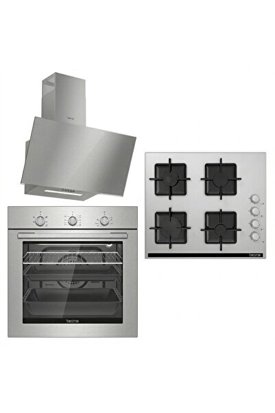 Tecna Cooktec Gri Cam Ankastre Set