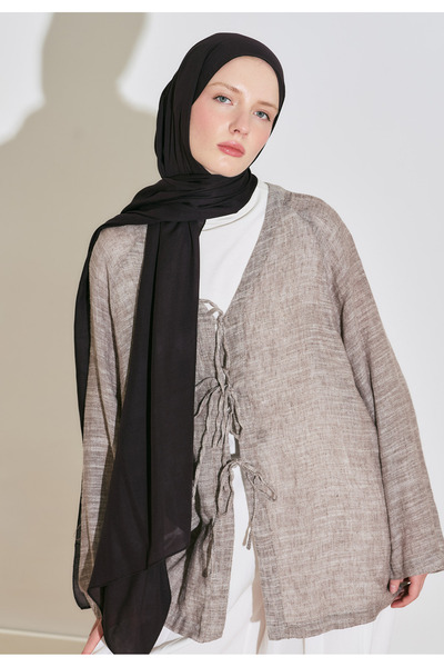 Freshscarfs Ραμί Βισκόζη Σάλι Κακάο