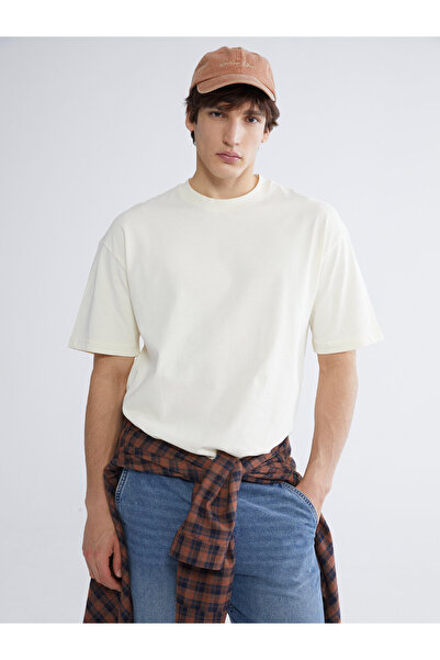 LC Waikiki Tricou gros de bază, 100% bumbac, croială largă