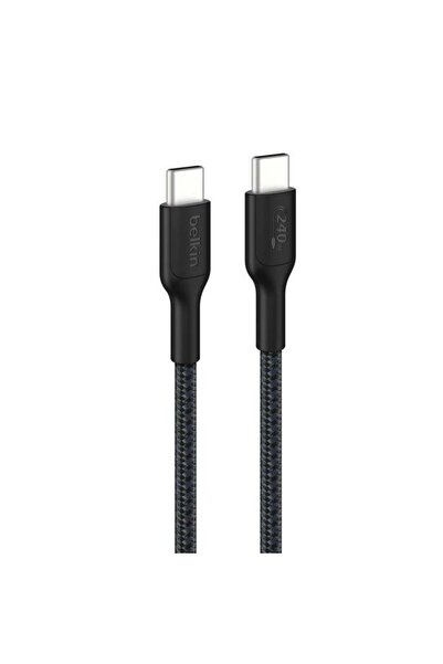 Belkin Cab025Hq1Mbk Boostcharge Pro 240W Usb-C to Usb-C Braided Cable 1m - Black