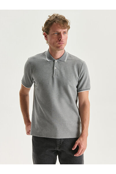 LC Waikiki Tricou polo texturat pentru bărbați