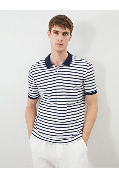 LC Waikiki Tricou bărbătesc polo din pique, cu dungi