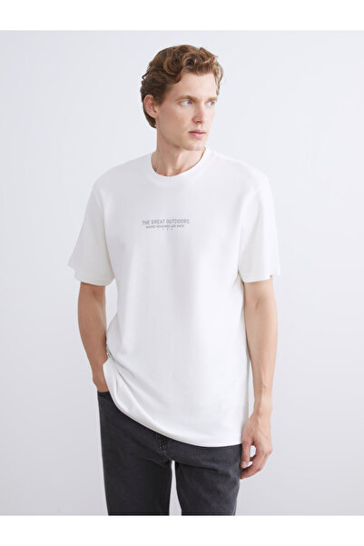 LC Waikiki Crew Neck Printed Jersey Men's T-Shirt
