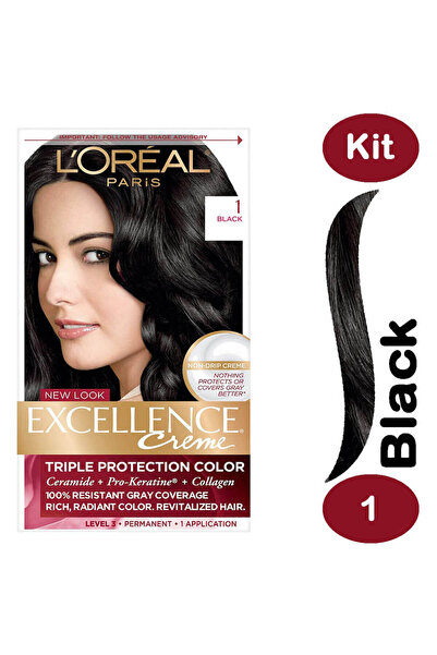 L'Oreal Paris Excellence Hair Color Natural Black 1