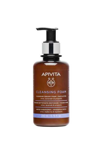 Apivita Face & Eye Foam Cleans 200ml