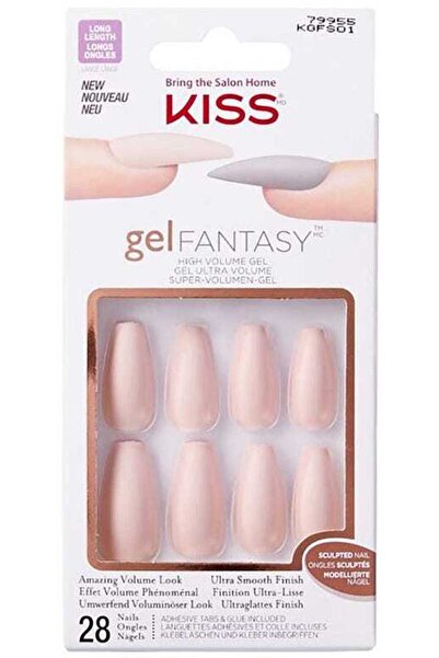 Kiss Gel Fantasy Sculpted Nails- 4 The Cause Kgfs01c 2s