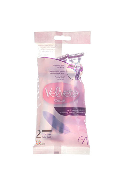 Velveta 2 Blades Disposable Razors For Women 7 pcs