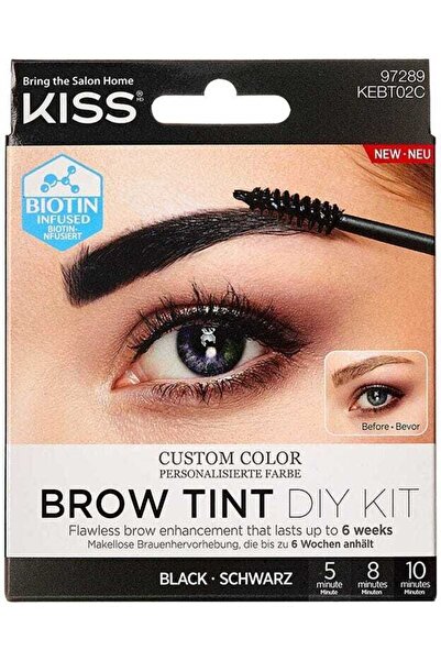 Kiss Eyebrow Tint DIY Kit Black
