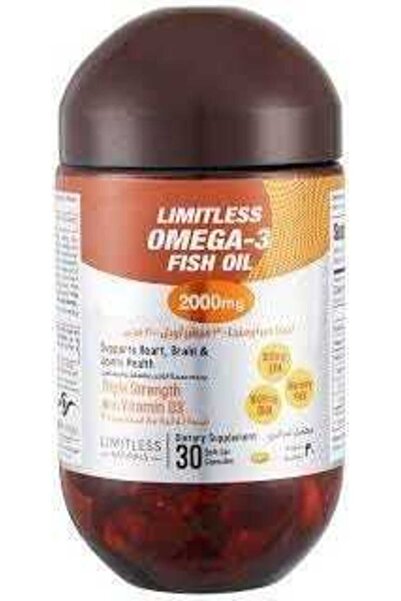 Limitless Omega 3 Fish Oil 2000 Mg 30 Caps