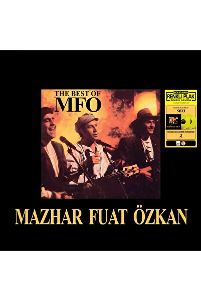 ossi müzik RENKLİ PLAK - MFÖ / Best of MFÖ (2 solid sarı LP)