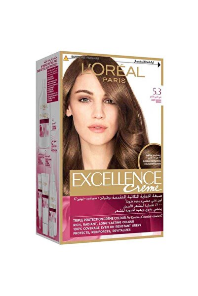 L'Oreal Paris Excellence Hair Color Light Golden Brown 5.3