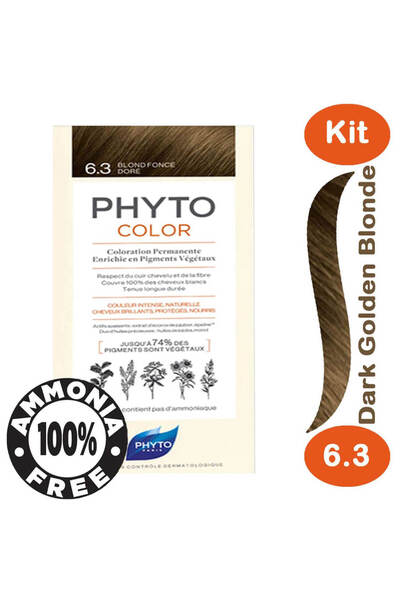 Phyto Color Hair Color Dark Golden Blonde 6.3