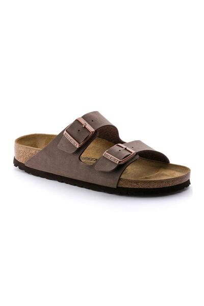 Birkenstock Arizona Bf Nu Unisex Moka Double Strap Unisex Slippers 151183