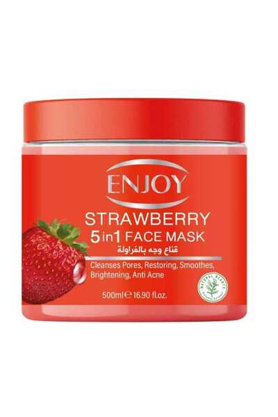Enjoy 5 In 1 Brightening Strawberry Face Mask