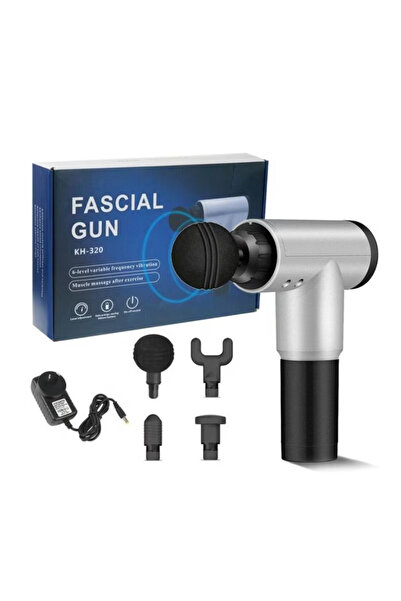 OEM Pistol de masaj fascial cu 4 capete, 6 niveluri de viteză, KH320