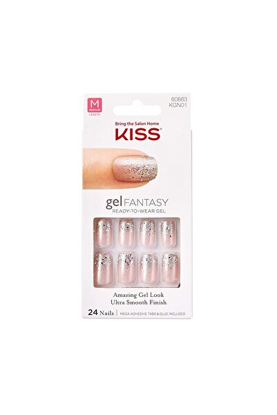 Kiss Gel Fantasy Nails Medium Length Kgn01C
