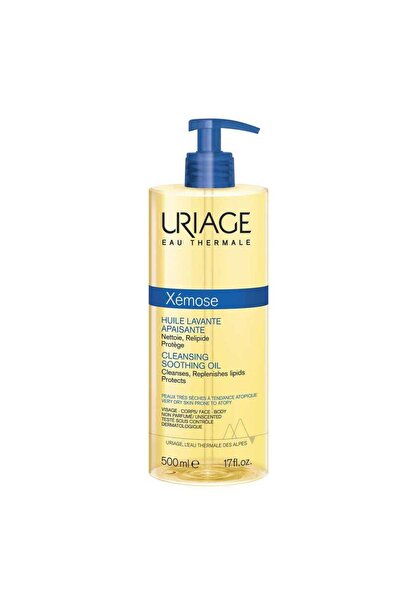 Uriage XEMOSE CLEANSING OIL, Face & Body wash for dry skin