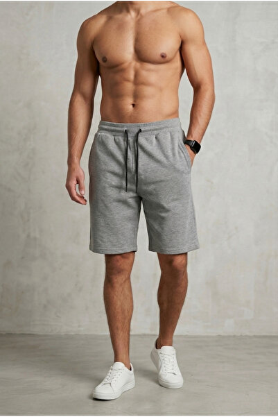 luci sports Men's Ribana Waist Bag Pocket Lycra Shorts