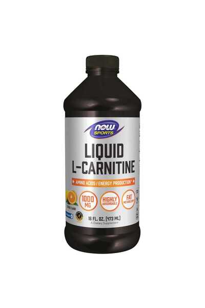 Now Foods Now Sports, L-Carnitine, 3000 Mg, 473 Ml, Citrus