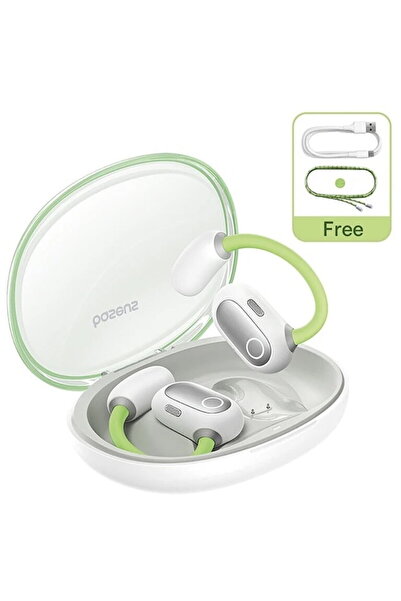 Baseus Casti Open-Ear Eli Sport 1, TWS, Bluetooth 5.3, Autonomie 30 ore, Verde