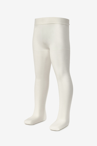 Le Mabelle Κοριτσίστικο καλσόν με μοτίβο καρδιάς σε χρώμα εκρού