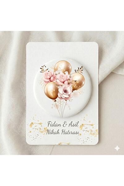 BARG Kişiye Özel Tasarım Kartlı Magnet Açacak - Nişan, Nikah, Sünnet ve Bebek...