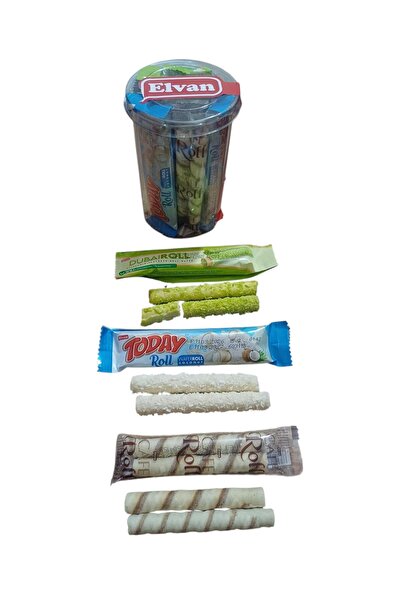 Elvan POÇERA 3 Ü 1 ARADA DUBAİ ROLL, HİNDİSTAN CEVİZLİ ROLL, SADE ROLL GOFRET...