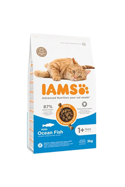 Iams Hrana uscata pentru pisici Vitality, Adult, Peste Oceanic, 10Kg