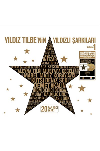 Özdemir Plak RENKLİ PLAK - Çeşitli Sanatçılar - Yıldız Tilbe / Yıldızlı şarkı...