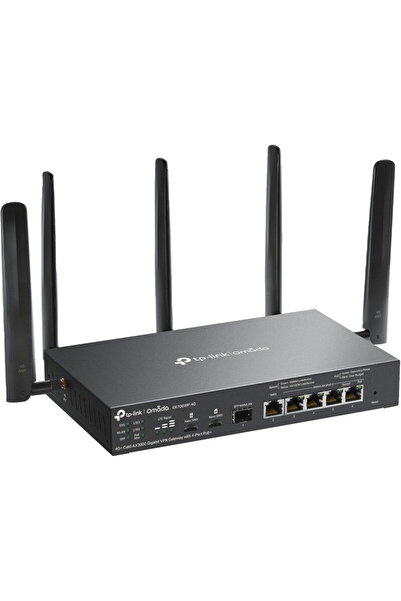 TP-LINK Router wireless Gigabit ER706WP-4G, Dual-Band, WiFi 6 LTE, 512MB RAM,...