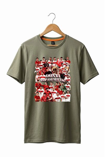 remonz Unisex Βαμβακερό μπλουζάκι με στάμπα της Εθνικής Ομάδας Τουρκίας - Ειδ...