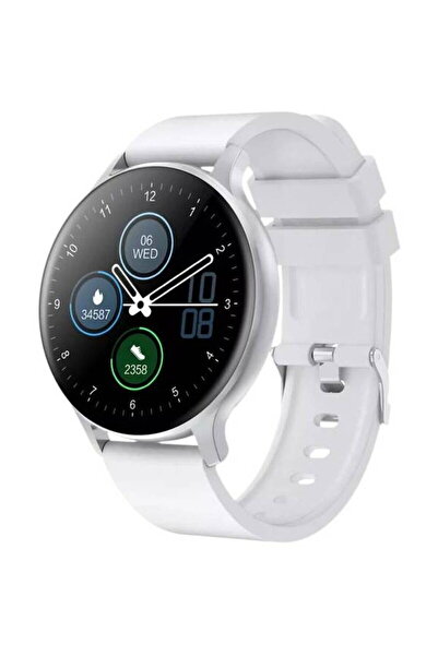 CANYON SmartWatch Badian alb, curea silicon, Alb