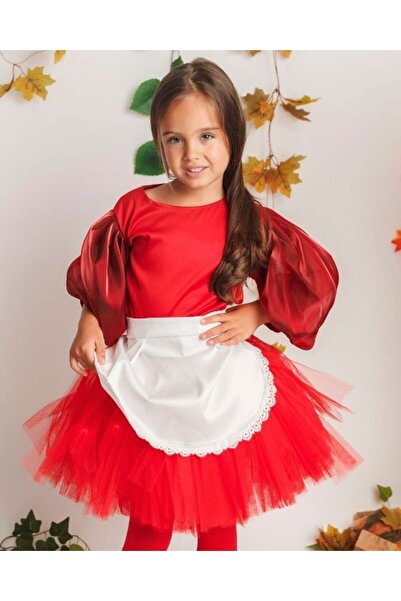 fustite cu luminite Φωτιζόμενη στολή, Κοκκινοσκουφίτσα - 3-5 ετών (98-116 εκ.)