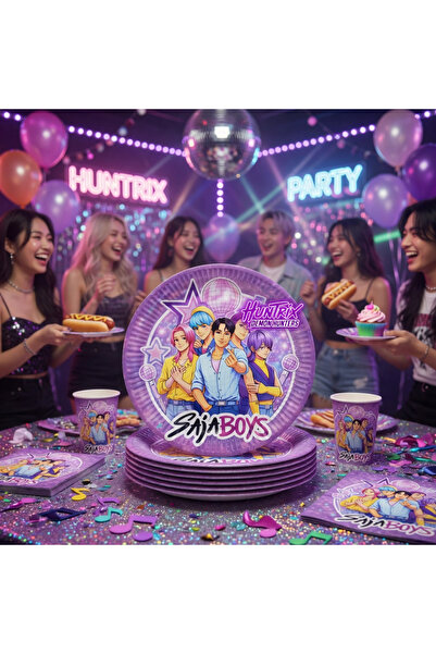 DODOMAR Saja Boys Huntrix Demon Hunters K Pop Karton Tabak 8 Adet Doğum Günü ...