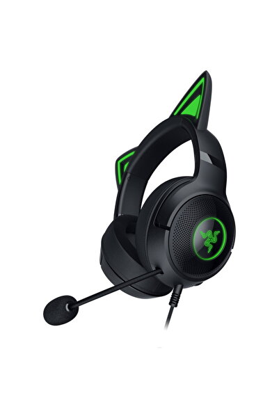 RAZER Casti Gaming Kraken Kitty V2, 7.1 surround, multiplatforma, Black Edition
