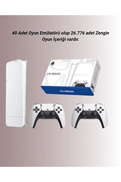 Epilons M15 Retro Konsol – 20.000 Oyunlu, Çift Gamepadli, 4K HDMI