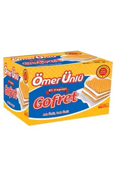 ÖMER ÜNLÜ EL YAPIMI GOFRET 400GRX2 KUTU