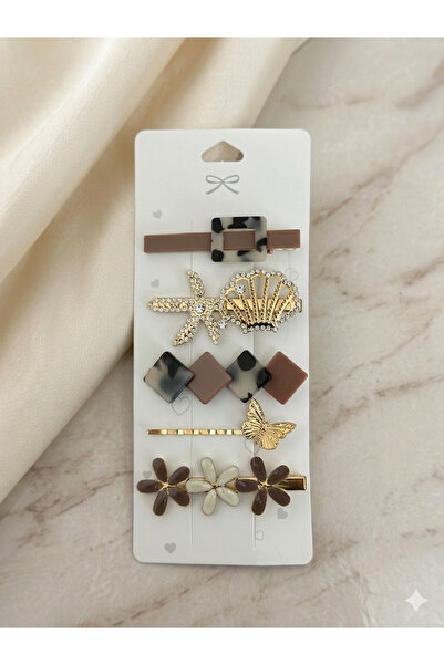 PABALAS Γυναικείο Σετ Κλιπς Μαλλιών 5 Τεμαχίων – Σετ Κλιπς Μαλλιών με Πέτρες,...