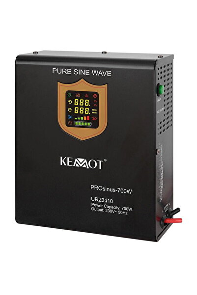 Kemot UPS Centrale Termice URZ3410, Sinus Pur, 1000VA, 700W, 12V, Negru