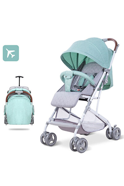 E-ANAMAG Συμπαγές και αναδιπλούμενο αθλητικό καρότσι, Κωδικός 709, Πράσινο τη...