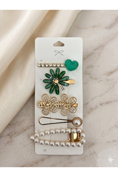 PABALAS Γυναικείο Σετ Κλιπ Μαλλιών 5 Τεμαχίων – Σετ Αξεσουάρ Μαλλιών με Κλιπ,...