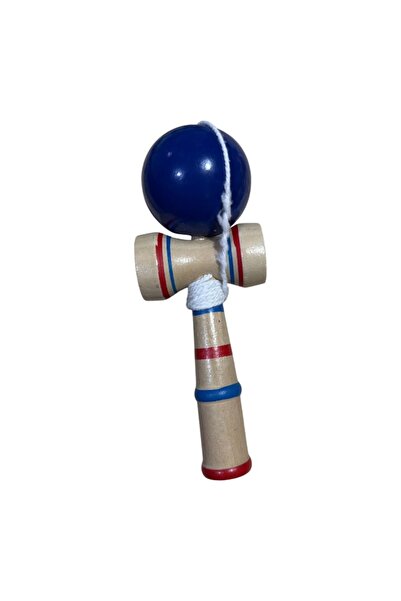 E-ANAMAG Kendama profesionala din lemn , model clasic , albastru
