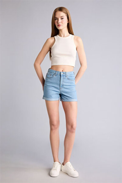 DeFacto Women's Combed Cotton Shorts A1959Ax/Nm39