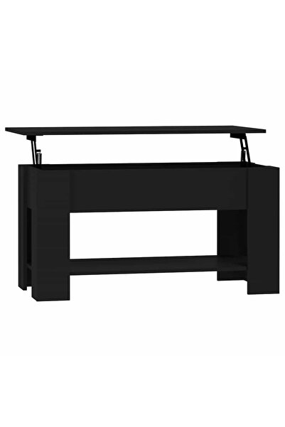 vidaxl Τραπεζάκι Σαλονιού Μαύρο 102x49x42 εκ. Επ. Ξύλο809702