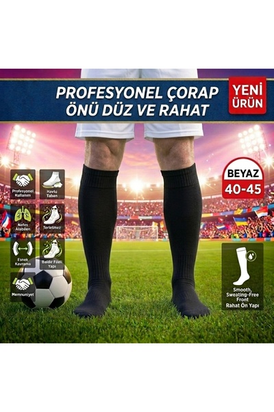 BS BEYAZ SHOES Επαγγελματικές κάλτσες ποδοσφαίρου αγώνων, με διχτυωτό πλέγμα,...